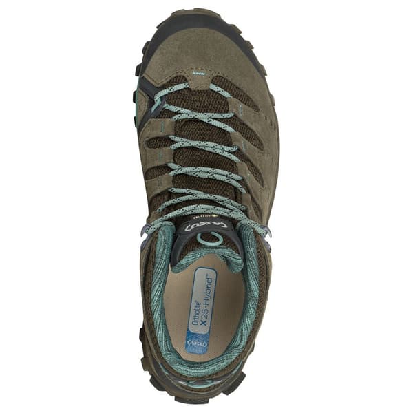 Aku Alterra Lite Mid Goretex Vandringskängor Grönt EU 38 Kvinna