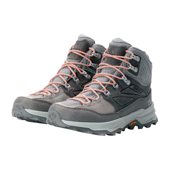 Jack Wolfskin Cyrox Texapore Mid Vandringskängor Grå EU 36 Kvinna