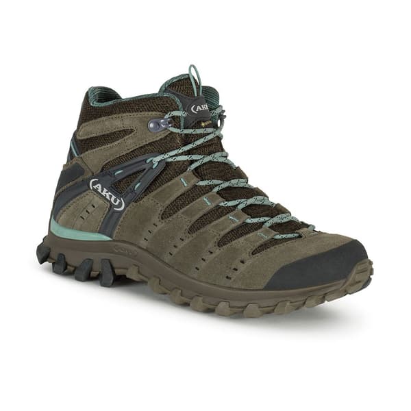 Aku Alterra Lite Mid Goretex Vaelluskengät Vihreä EU 40 Nainen