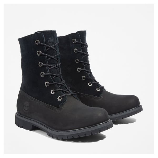 Timberland Authentic Warm Lined Wp Støvler Sort EU 38 1/2 Kvinde