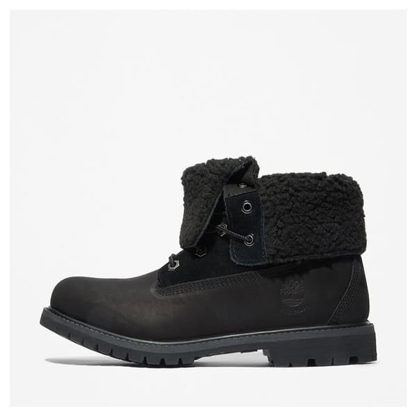 Timberland Authentic Warm Lined Wp Støvler Sort EU 38 1/2 Kvinde