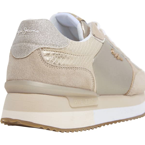 Pepe Jeans Rusper Shine Skor Guld EU 41 Kvinna