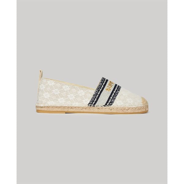 Superdry Canvas Overlay Espadrillot Kultainen EU 39 Nainen