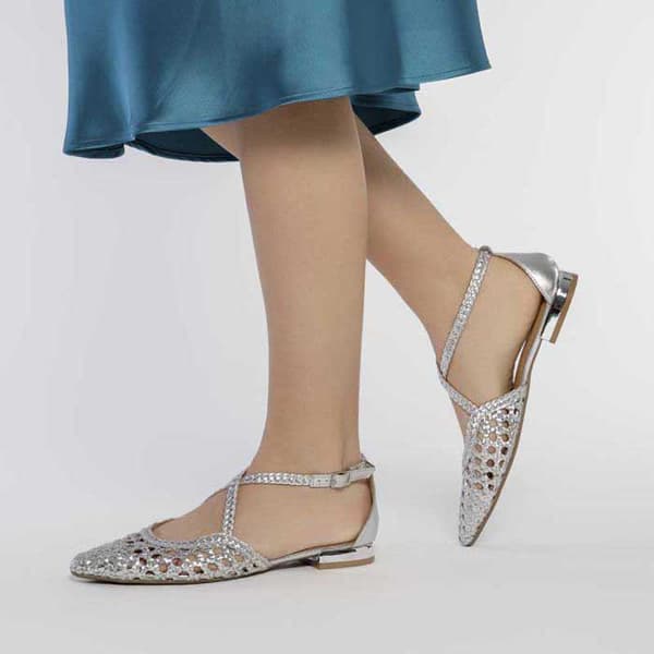 Gioseppo Leskovic Ballerinor Silver EU 41 Kvinna