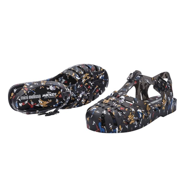 Melissa Mini Possession Print + Mickey And Friends Sandaalit Musta EU 24 Poika