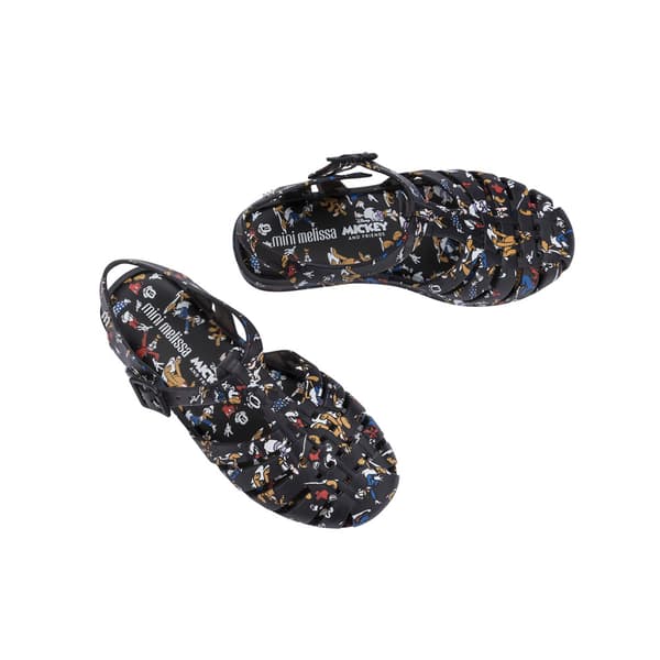 Melissa Mini Possession Print + Mickey And Friends Sandaalit Musta EU 24 Poika