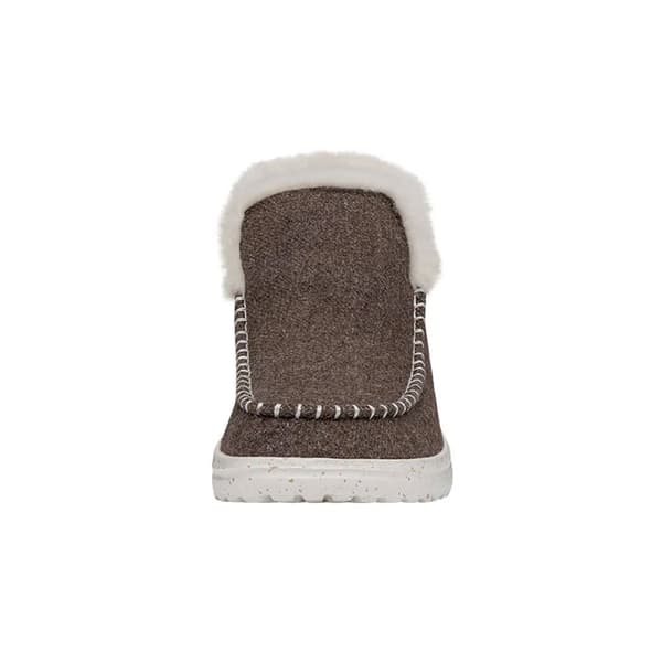 Hey Dude Denny Wool Faux Shearling Sko Brun EU 37 Kvinde