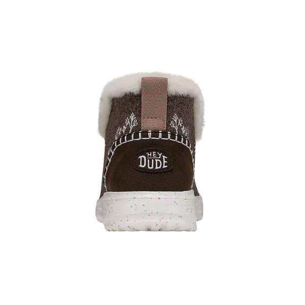 Hey Dude Denny Wool Faux Shearling Sko Brun EU 37 Kvinde