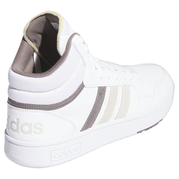 Adidas Hoops 3.0 Mid Classic Vintage Sko Hvid EU 44 2/3 Mand