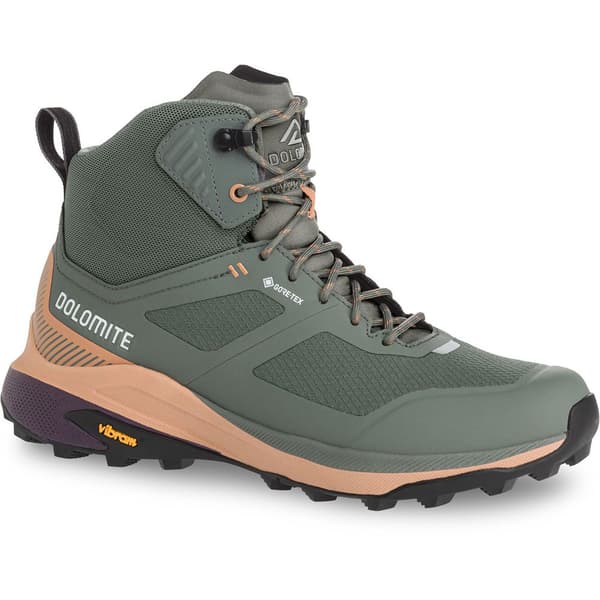 Dolomite Nibelia High Goretex Vaelluskengät Vihreä,Harmaa EU 39 1/2 Nainen