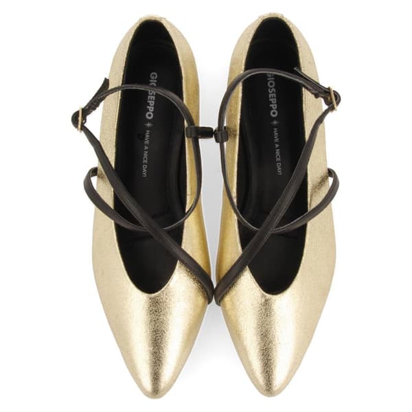 Gioseppo Turkeve Ballerinaer Gylden EU 36 Kvinde