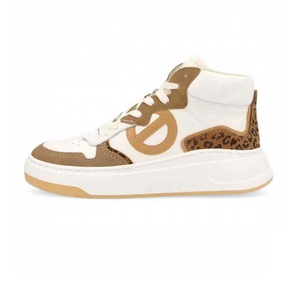 No Name Bridget Nappa Grain Leo Skor Beige EU 39 Kvinna