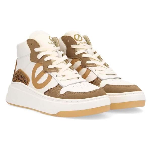 No Name Bridget Nappa Grain Leo Skor Beige EU 39 Kvinna