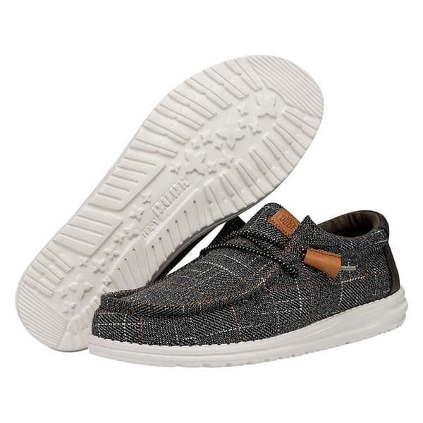 Hey Dude Wally Plaid Skor Grå EU 42 Man