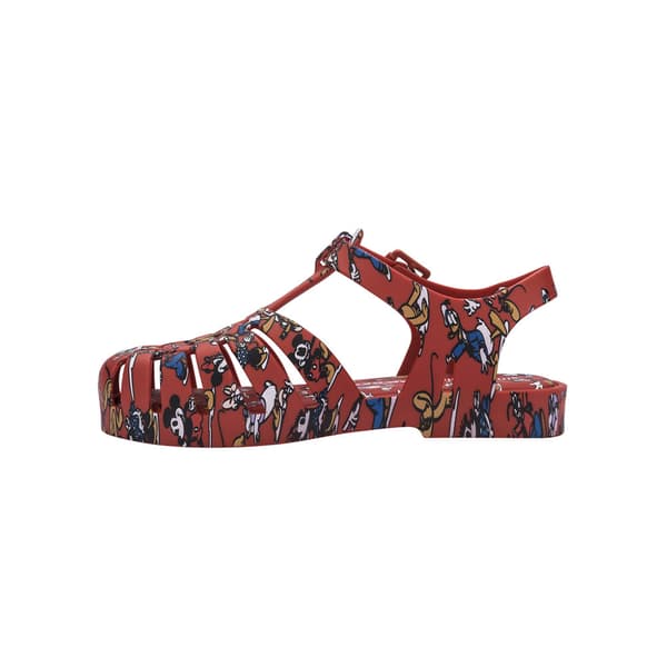 Melissa Mini Possession Print + Mickey And Friends Sandaalit Punainen EU 24 Poika