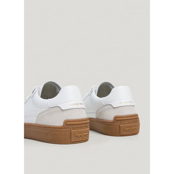 Pepe Jeans Camden One M Sko Hvid EU 45 Mand