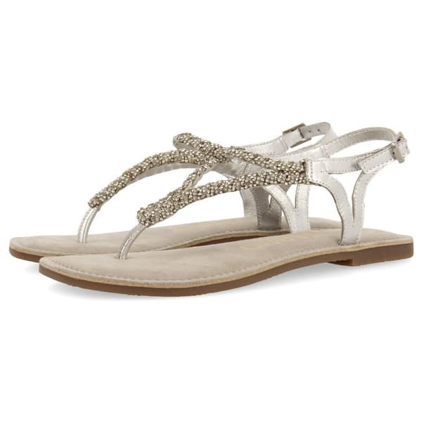 Gioseppo Poussan Sandaler Silver EU 38 Kvinna