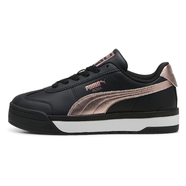 Puma Select Roma Feminine Metallic Skor Svart EU 40 Kvinna