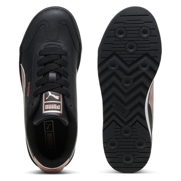 Puma Select Roma Feminine Metallic Skor Svart EU 40 Kvinna