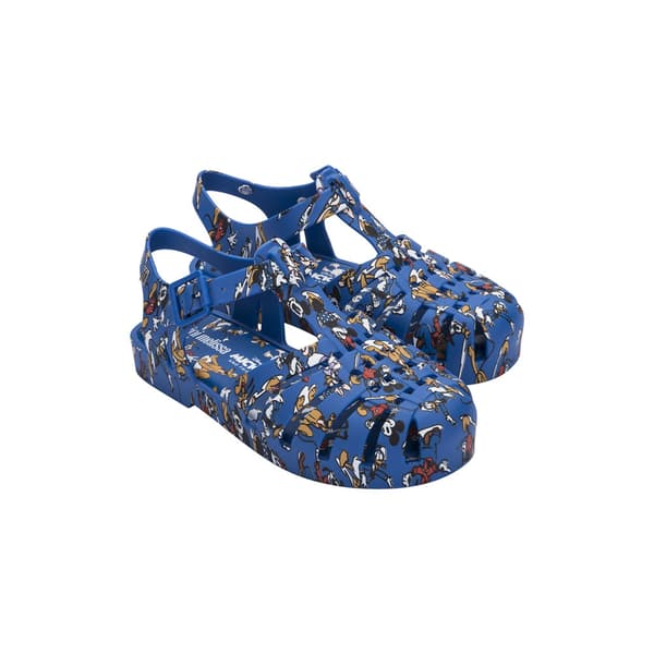 Melissa Mini Possession Print + Mickey And Friends Sandaler Blå EU 22-23 Pojke