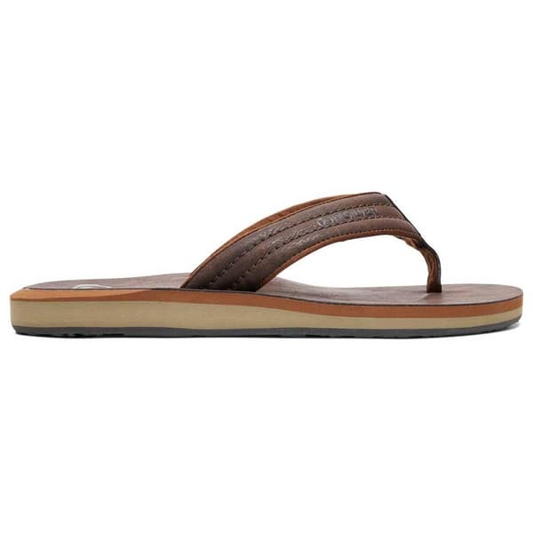 Quiksilver Carver Nubuck Flip-flops Brun EU 43 Mand