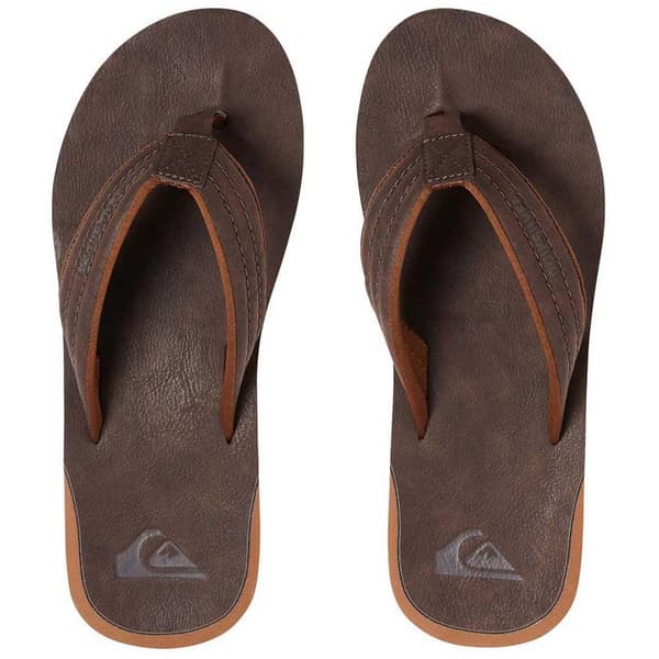 Quiksilver Carver Nubuck Flip-flops Brun EU 43 Mand