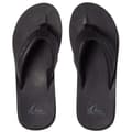 Miniatyrbillede 3 af 3: Quiksilver Carver Nubuck Flip-flops Sort EU 40 Mand