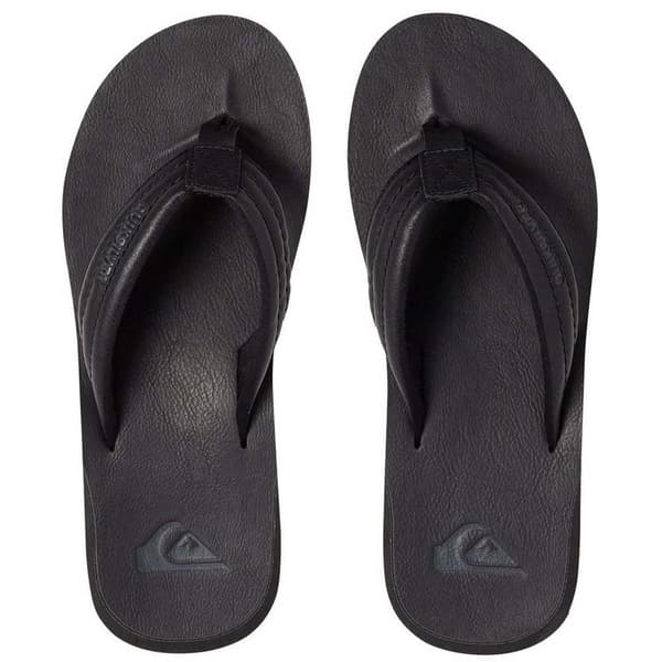 Quiksilver Carver Nubuck Flip-flops Sort EU 40 Mand