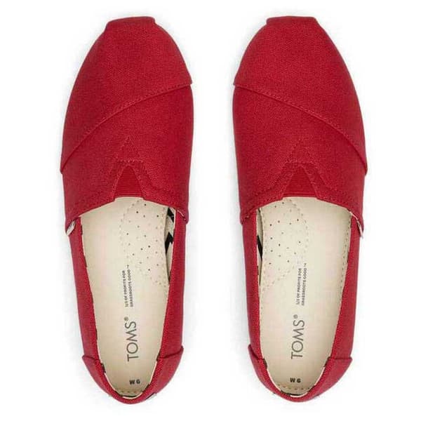 Toms Espadriller Röd EU 36 Kvinna