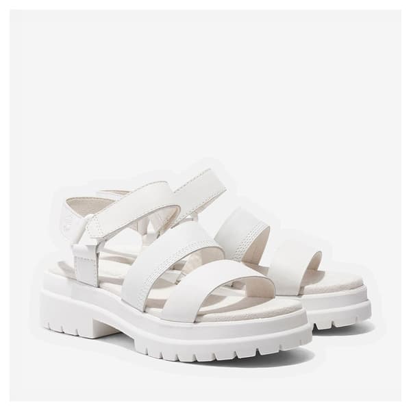 Timberland London Vibe 3 Strap Sandaler Vit EU 38 1/2 Kvinna