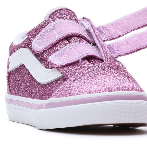 Vans Old Skool V Småbarnsskor Rosa EU 17 Pojke