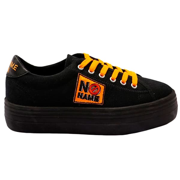 No Name Plato Canvas Patch Sko Sort EU 40 Kvinde