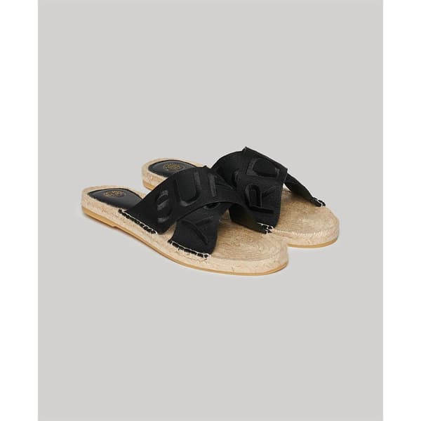 Superdry Cross Strap Espadriller Svart EU 39 Kvinna