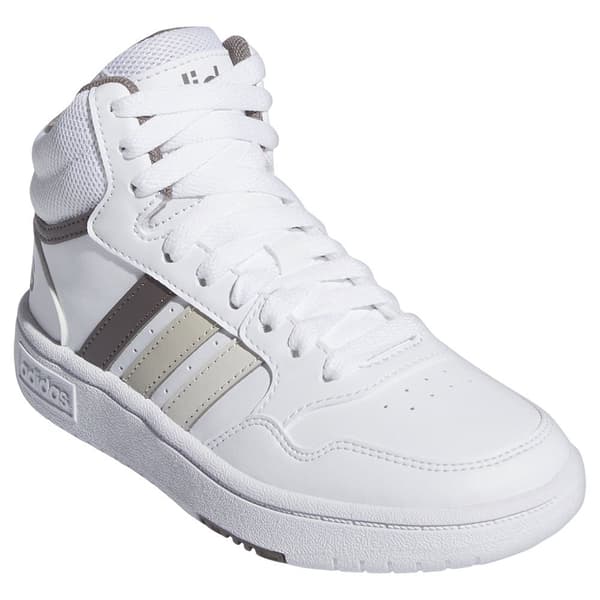 Adidas Hoops 3.0 Mid Skor Vit EU 31 1/2 Pojke