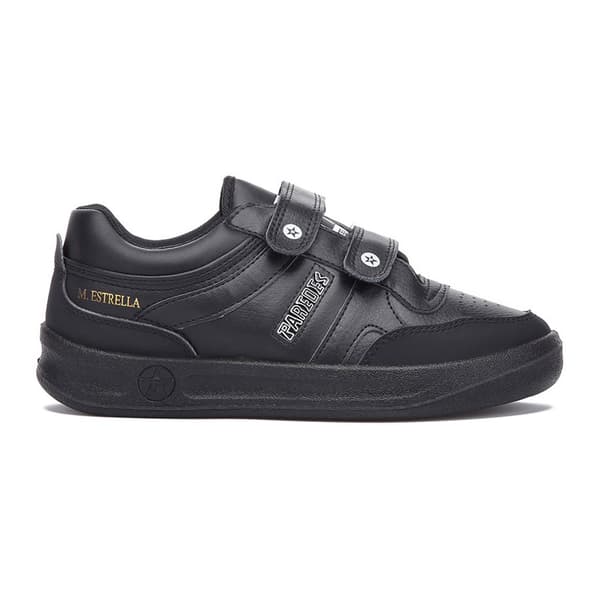 Paredes Estrella Piel Velcro Skor Svart EU 38 Man