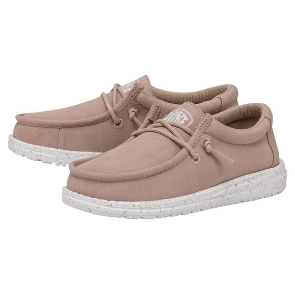 Hey Dude Wally Slub Canvas Skor Brun EU 32 Pojke