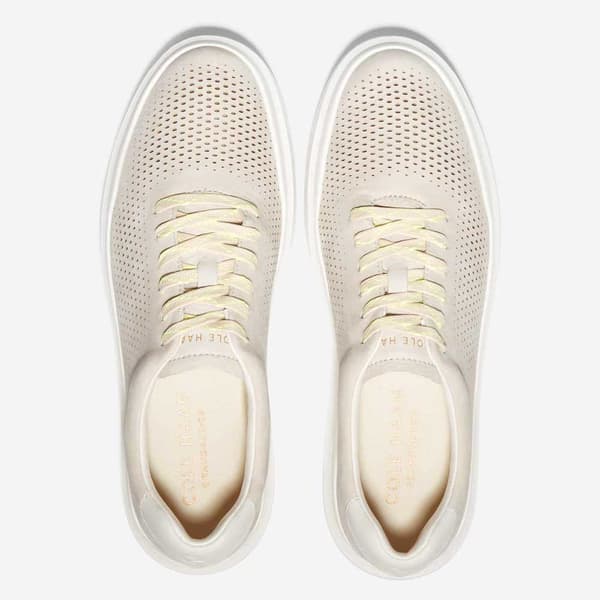 Cole Haan Grandpro Rally Laser Cut Sne Sko Beige EU 40 Mand