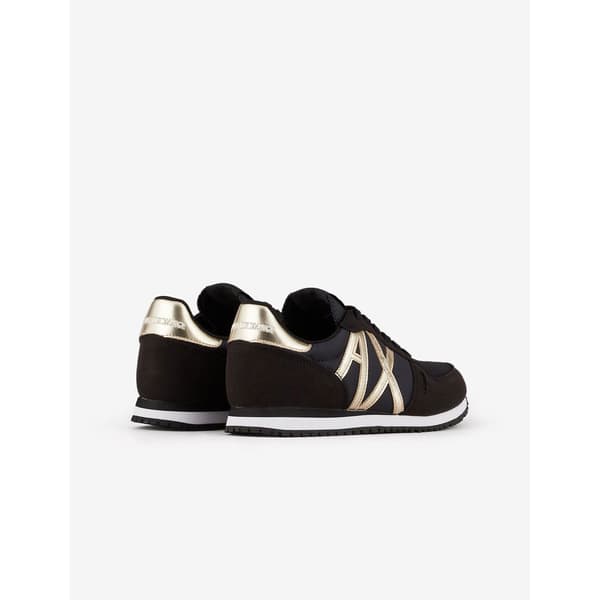Armani Exchange Classique Contrasté Skor Svart EU 39 1/2 Kvinna