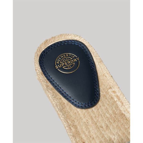 Superdry Canv Overlay Espadriller Blå EU 40 Kvinna