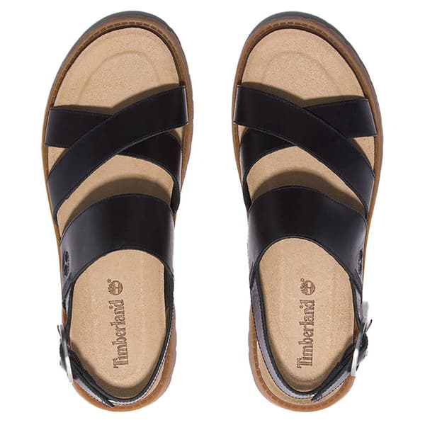 Timberland Clairemont Way Cross Strap Sandaler Brun EU 39 Kvinna