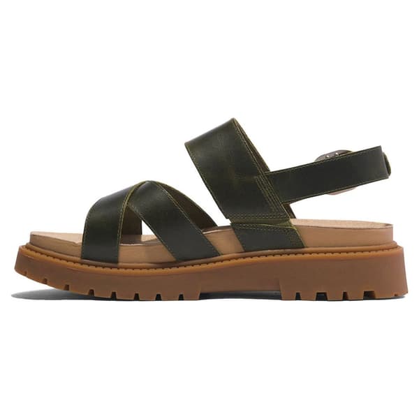 Timberland Clairemont Way Cross Strap Sandaler Brun EU 39 Kvinna
