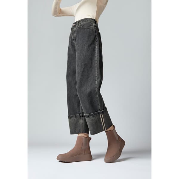 Fitflop F-mode Flatform Chelsea Saappaat Ruskea EU 40 Nainen