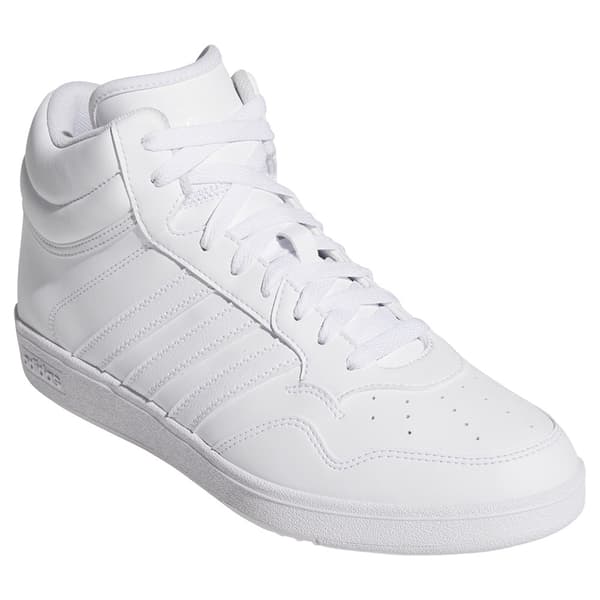 Adidas Hoops 4.0 Mid Sko Hvid EU 44 2/3 Mand