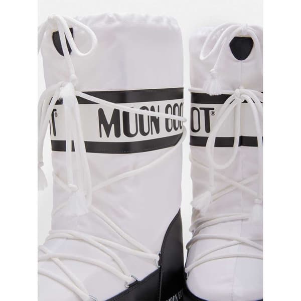 Moon Boot Icon Nylon Saappaat Valkoinen EU 45-47 Mies