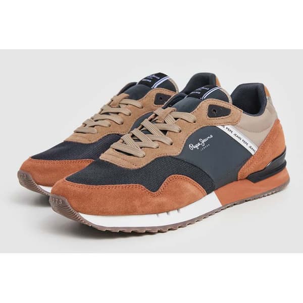 Pepe Jeans London Grade Sko Orange EU 44 Mand