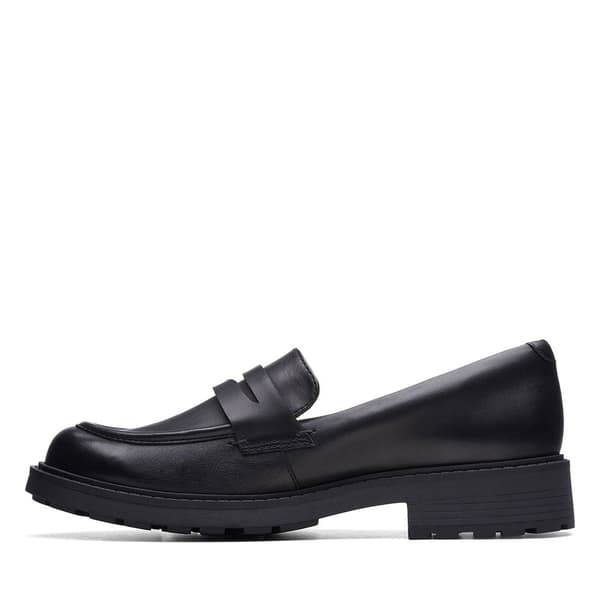 Clarks Shoes Orinoco2 Penny Loafers Sort EU 38 Kvinde