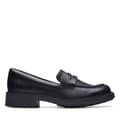 Miniatyrbillede 1 af 2: Clarks Shoes Orinoco2 Penny Loafers Sort EU 38 Kvinde