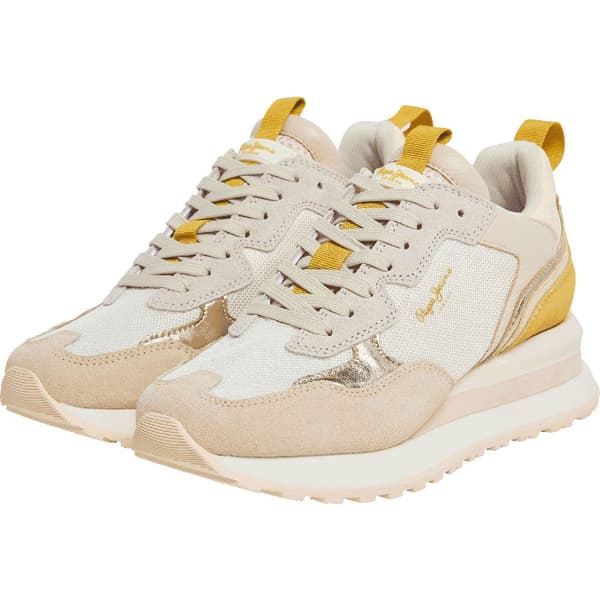 Pepe Jeans Blur Sour Skor Beige EU 39 Kvinna