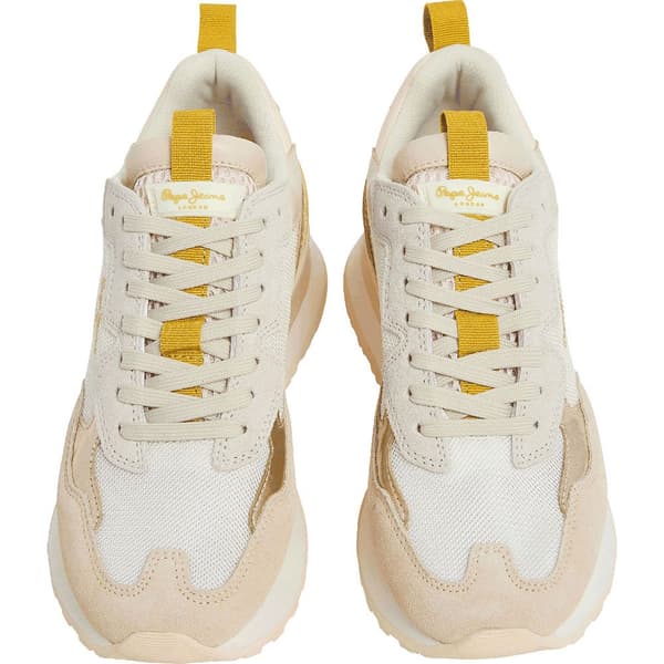 Pepe Jeans Blur Sour Skor Beige EU 39 Kvinna