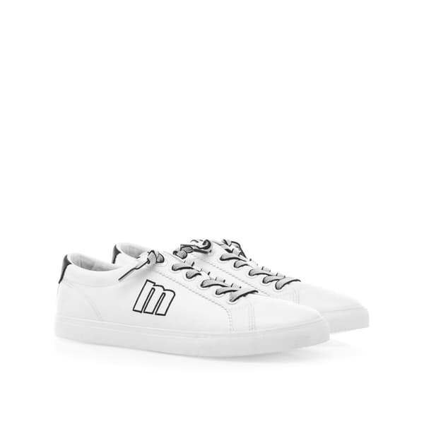 Naisten lenkkikengät Mustang Murri White ucky Black 60142 C56166 Valkoinen - 37